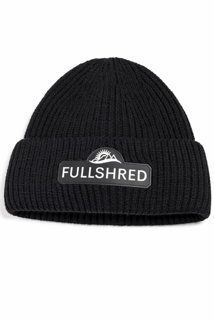 ALL NEW! Cuffed Fullshred Beanie -Grey/Black