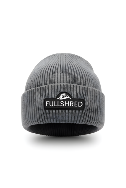 ALL NEW! Cuffed Fullshred Beanie -Grey/Black